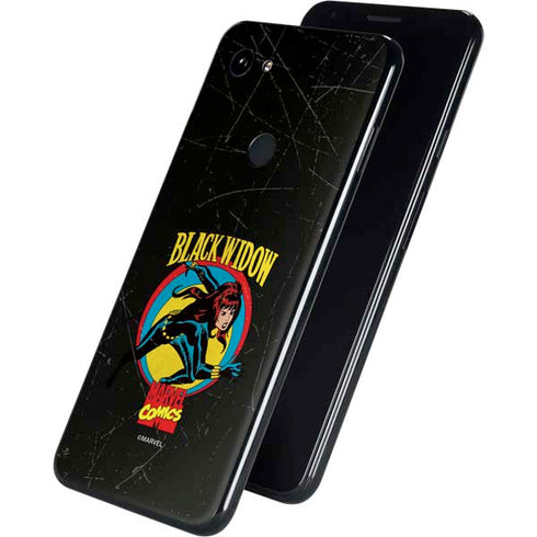 Marvel Classic Comics Black Widow Google Pixel 3a Skin